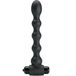 Pretty Love - Plug Anal Lynn Silicone 10 Vibrations Noir